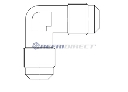 brass fittings Castel, elbows Mod. 7210/4 1/2 X 1/2 SAE